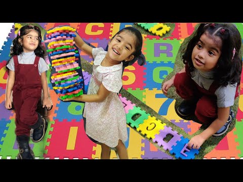 Learn Alphabets with Azraa Imaan/Learn abcd/Learn Letters/Cartoon/Kids Learning/English Alphabets