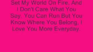 The Feeling-Set My World On Fire [Lyric Video]