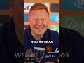 ? Ruikt Griekenland bloed? Kun je dat even uitleggen Ronald... ? #koeman #oranje #nederlandselftal