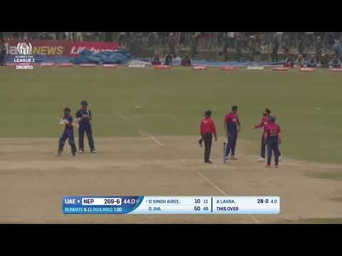 Nepal Qualify for CWC Qualifier - The Winning Moment!!