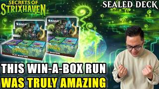 The Most Epic Win-A-Box Run Ever | Arena Direct | Secrets Of Strixhaven Sealed Deck | MTG Arena