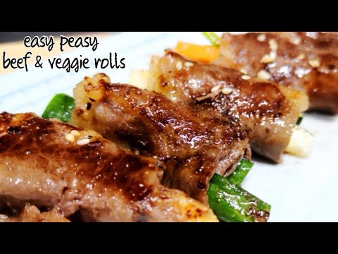 Easy beef and vegetable rolls | Easy Appetizers