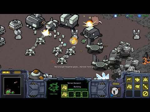 StarCraft: Cartooned (Carbot Remastered) BW Campaign Terran Mission 8 - To Chain the Beast