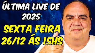 ÚLTIMA LIVE DE 2025 COM MEUS AMIGOS INCRITOS      #mariomassini