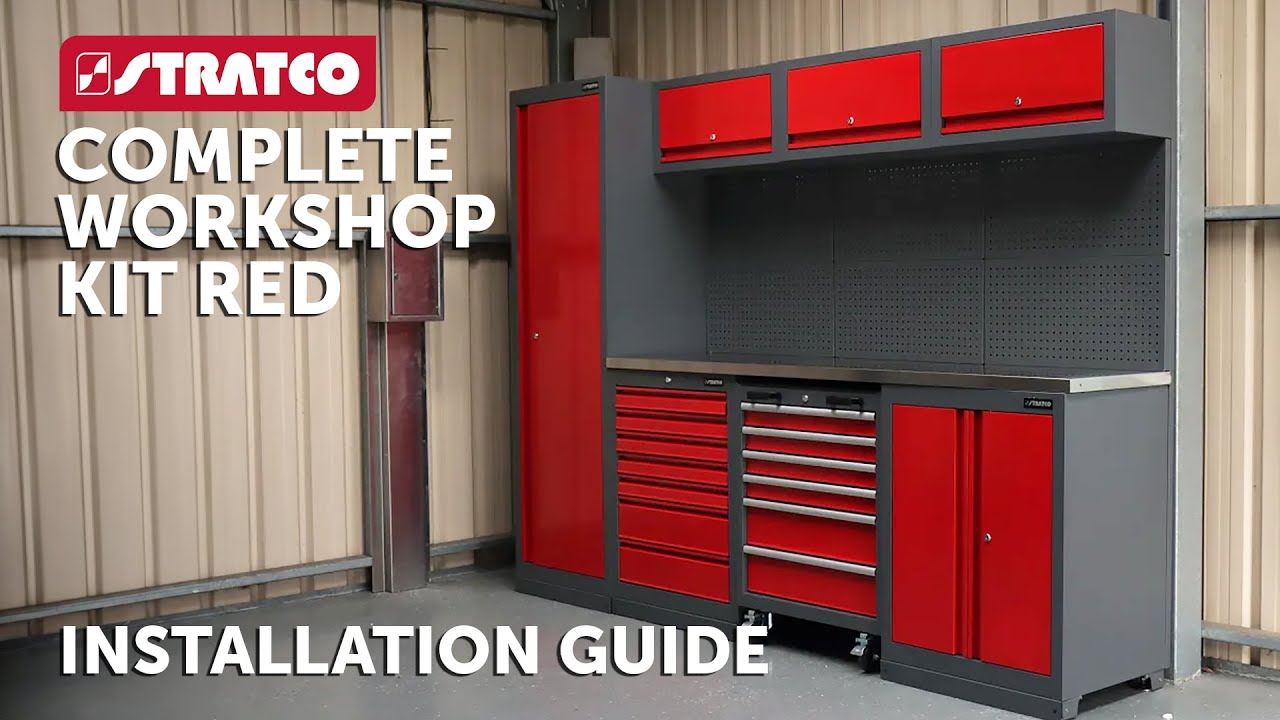 Stratco Complete Workshop Kit Red | Installation Guide
