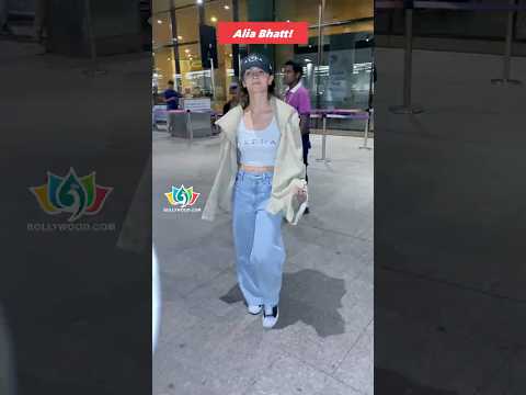 Actress Alia Bhatt spotted at the Mumbai airport