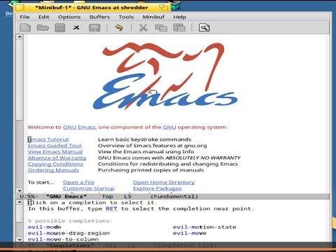 Haiku OS: Emacs a Python IDE works(and installed fortran).