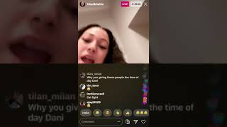 Bhad bhabie goes in on fans on Instagram live