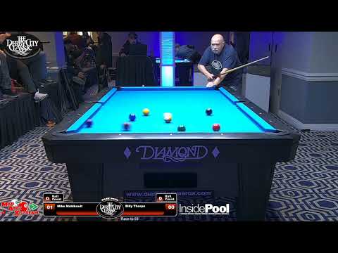 Derby City Classic 2022 Mike Muhlbradt vs Billy Thorpe Day 1 Round 1 Bank Pool!