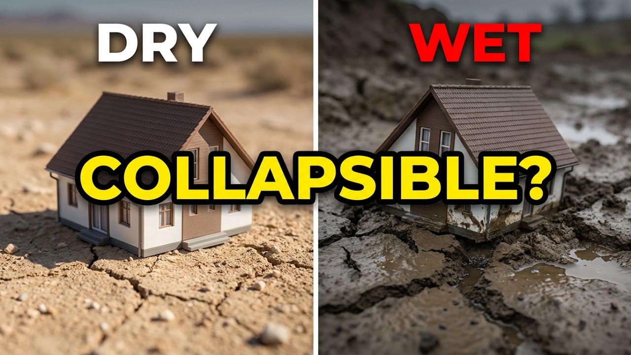 Why does Yellow Aeolian Soil Collapse when Moist? Geotechnical Engineering Fundamentals #education