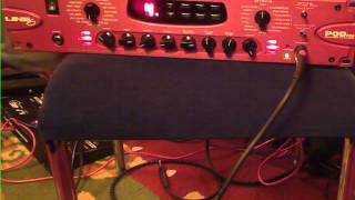 Video thumbnail for demo of my line 6 pod pro by guitarteachlive