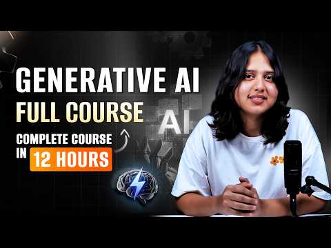 Generative AI Full Course 2026 | Gen AI Complete Course Free |  Intellipaat