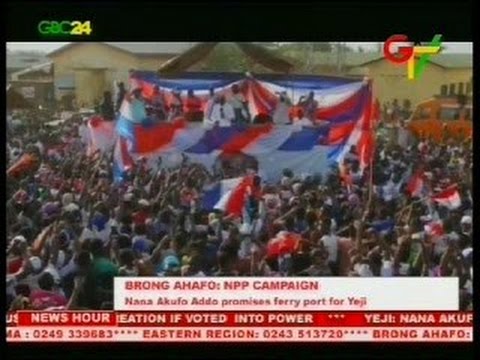 Nana Addo ends campaign tour of Brong Ahafo