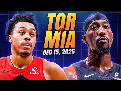 Toronto Raptors vs Miami Heat - FULL GAME HIGHLIGHTS | December 15, 2025 NBA Season