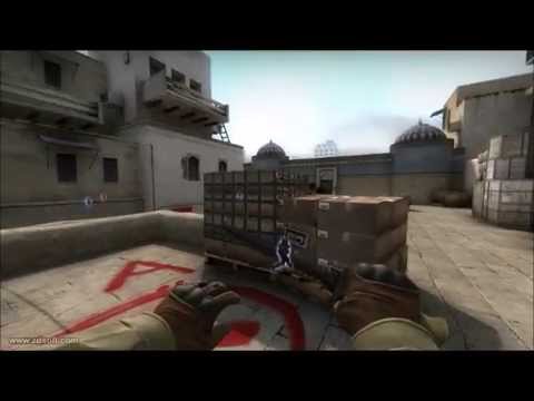 CS:GO Flash kill, double knife and trapped with a ninja!