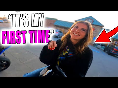 Taking an old GIRL FRIEND for her FIRST RIDE!..