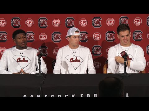 POSTGAME: Ernest Jones, Bailey Hart, Jake Bentley on the Garnet & Black Spring Game — 4/6/19