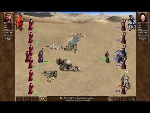 Heroes III WoG - War Zealots vs Sorceresses (999999 of each unit)