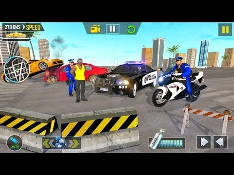 Us Police Motorbike Chase - Andriod GamePlay