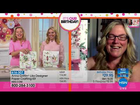 HSN | Anna Griffin Paper Crafting Celebration 07.11.2018 - 08 PM