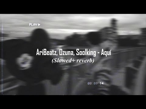 AriBeatz, Ozuna, Soolking - Aquí ( slowed + reverb)