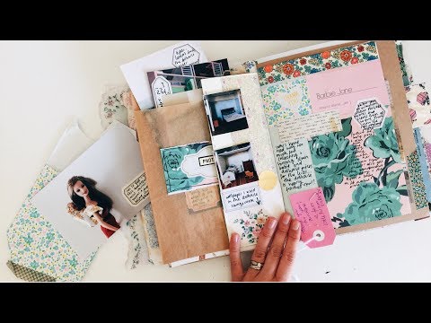 junk journal with me  process video ideas tips