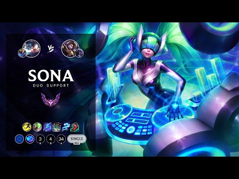 Sona Support vs Blitzcrank - EUW Master Patch 12.7