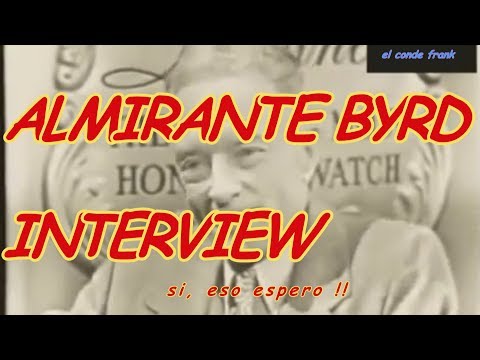 ENTREVISTA AL ALMIRANTE BYRD SOBRE LOS LIMITES DE LA ANTARTICA
