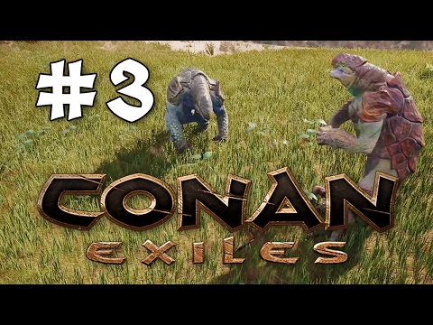 ÄKÄISET KILPIKONNAT! - Conan Exiles w/ Glyffi | #3