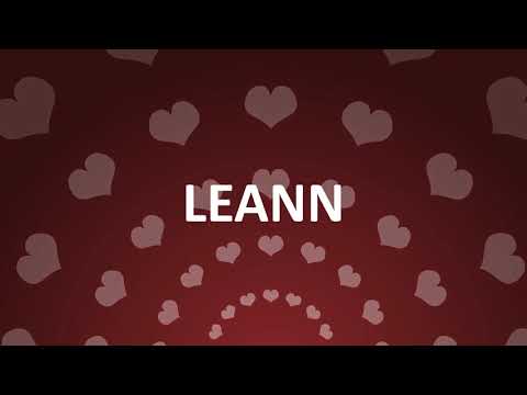 HAPPY BIRTHDAY LEANN