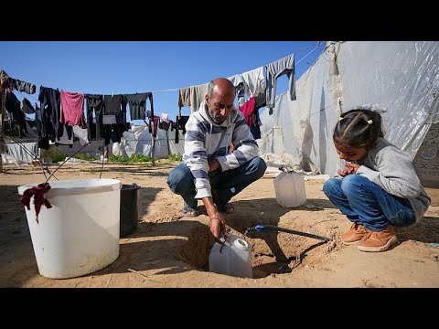Family in Gaza displaced for tenth time as bombardment continues
