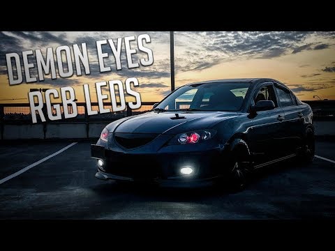 DEMON EYES 👻 RGB LED Headlights!