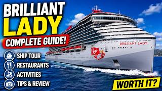 Brilliant Lady Cruise Ship Tour 2026 | Virgin Voyages New Luxury Cruise Experience 🚢✨