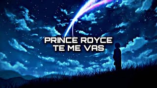 Prince Royce - Te me vas ( VIDEO LYRICS)