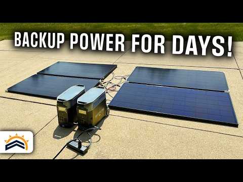 Powering My House On EcoFlow Delta Pro And Solar Power!