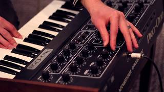 Video thumbnail for Sequential Circuits Pro-One Analog Synth, Strymon Big Sky by Elskavon