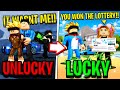 UNLUCKY DAY vs LUCKY DAY in Roblox BROOKHAVEN RP!!