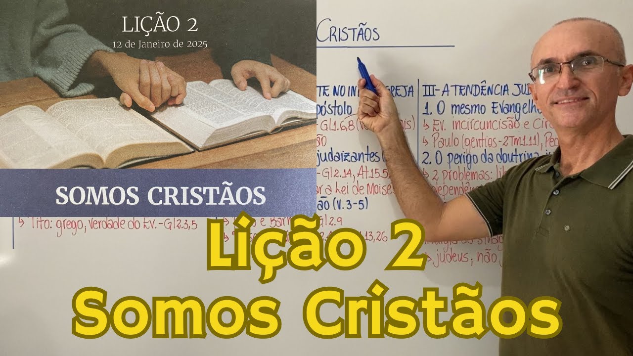 EBD Lição 2 Somos Cristãos Resumo de Aula