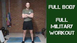 Military Full Body Home Workout  British Army Fitn