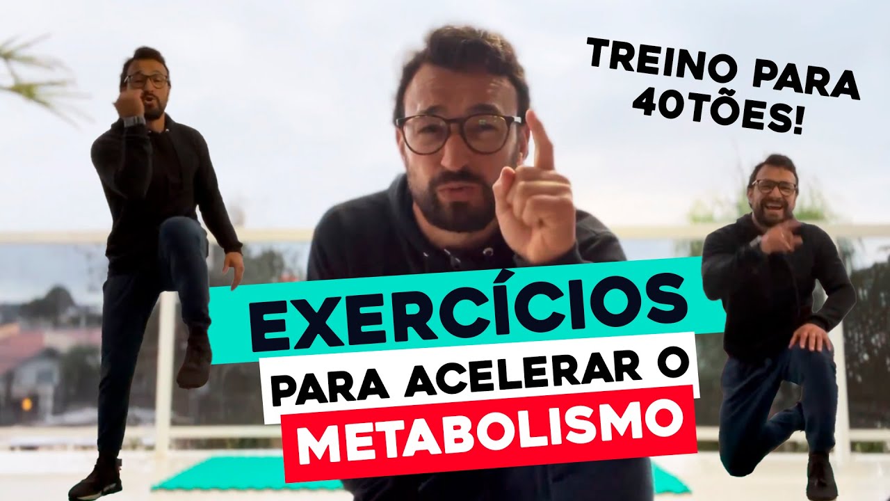 EXERCÍCIOS PARA ACELERAR O METABOLISMO DEPOIS DOS 40 ANOS [TREINO EM CASA]