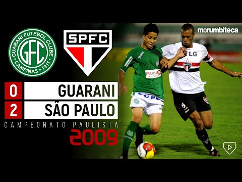 Guarani 0x2 São Paulo - 2009 - MIRANDA, HERNANES, DAGOBERTO, WASHINGTON E VITÓRIA EM CAMPINAS!