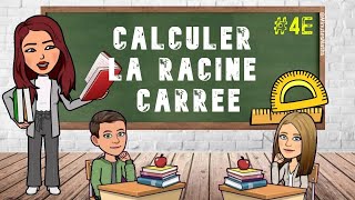 COMMENT CALCULER LA RACINE CARRÉE (AVEC ET SANS CALCULATRICE) + EXERCICE CORRIGÉ