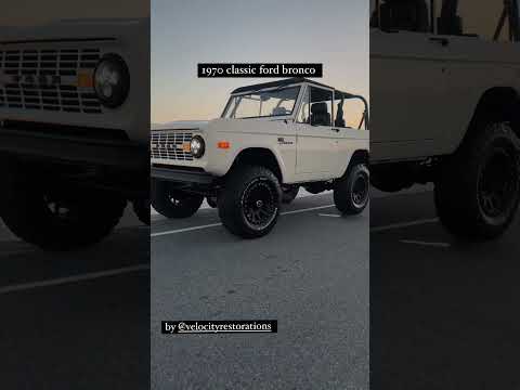 Thumbnail for This Velocity 1970 Classic Bronco is the perfect beach cruiser #classiccars #bronco #beach by Car