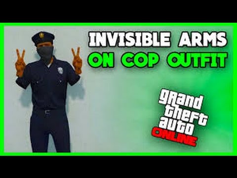 GTA V Cop Outfit + Invisible arms (Xbox One) After Patch 1.37!