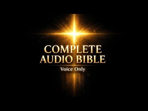 Audio Bible Complete New Testament - 2 of 2 | Pure Voice | Black Screen