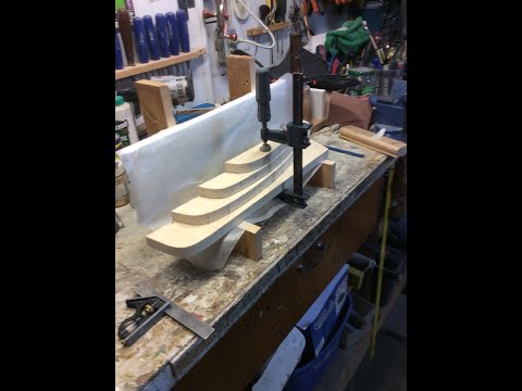 Making a Half Hull of a Casco Bay Hampton Boat.