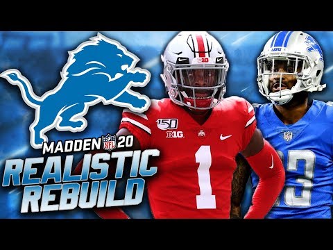 Rebuilding the Detroit Lions | Lions draft Jeff Okudah! Madden 20 Franchise