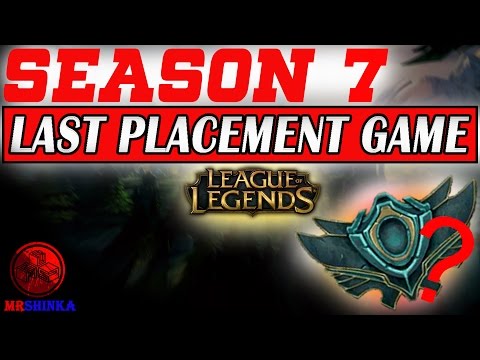 Season 7 Placement Games # 8 || Where i Got Placed ???