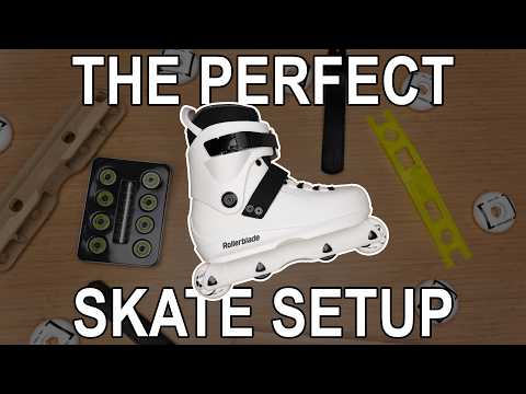 This Rollerblade Blank Canvas Skate Setup Is WAY TOO CLEAN! (ASMR build)