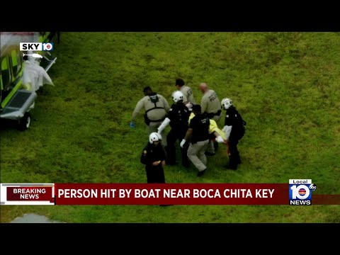 Diver airlifted after being hit by a boat off Boca Chita Key